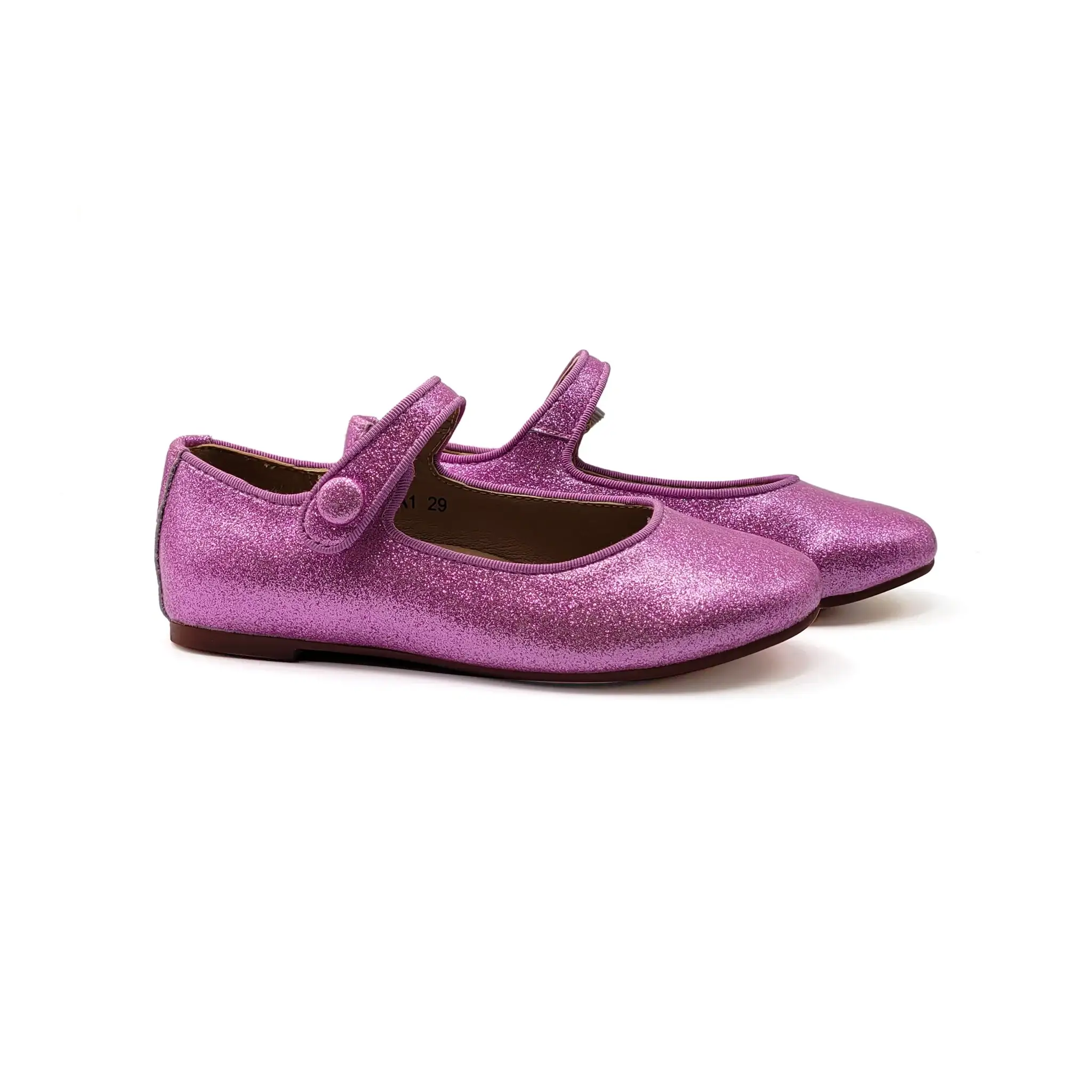 Mamelina Violet Iridescent Mary Jane