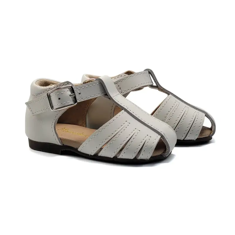 Mamelina White Leather Sandal