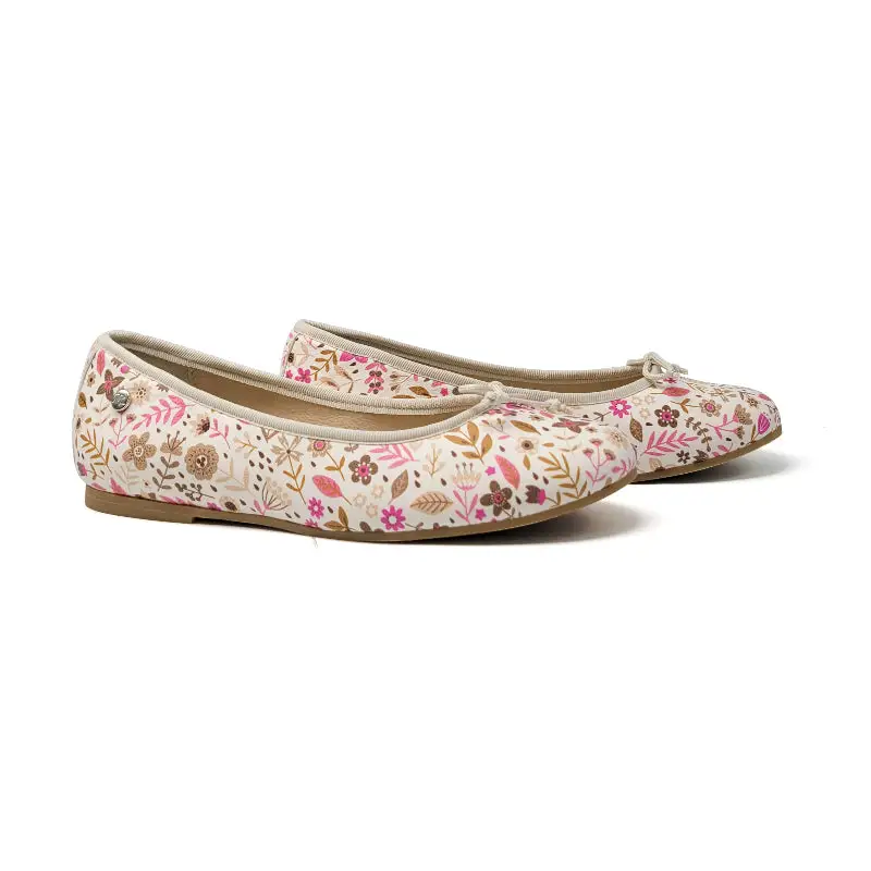 Manuela De Juan Belladona Floral Design Ballet Flat S2373