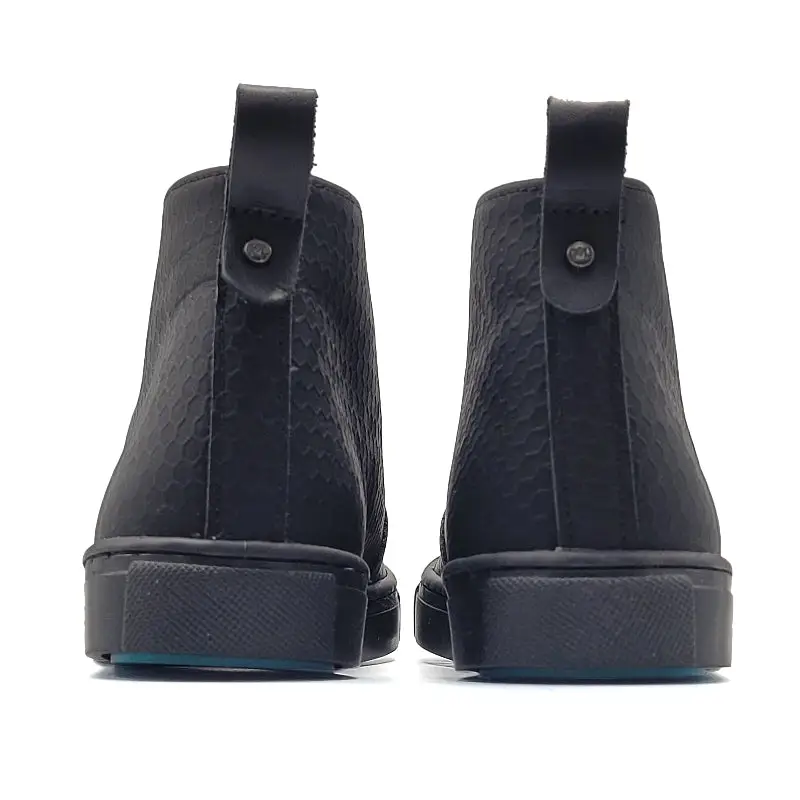 Manuela De Juan Black Honeycomb High Top - Image 3