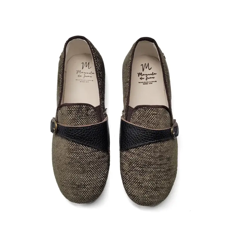 Manuela De Juan Chocolate Haven Smoking Slip On - Image 3