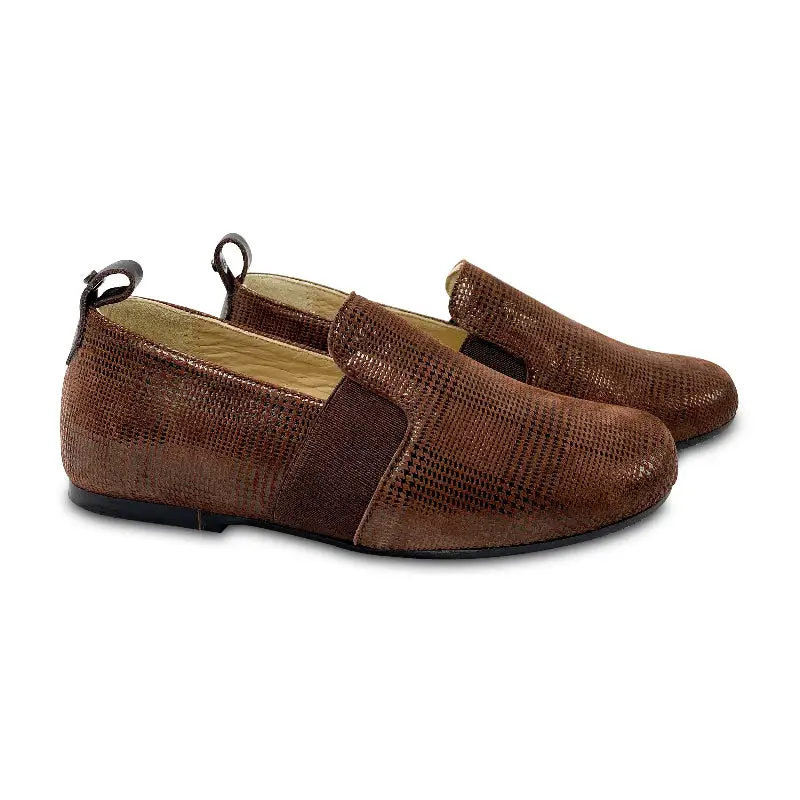 Manuela De Juan Dark Brown Scottish Richard Smoking Shoe