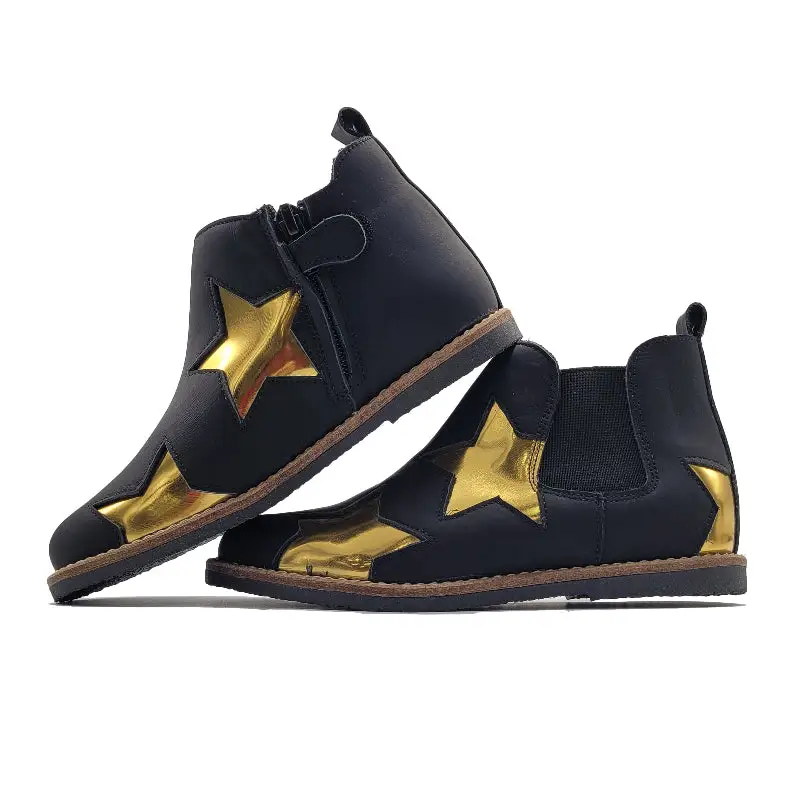 Manuela De Juan Destiny Black Gold Star Bootie S2504 - Image 3