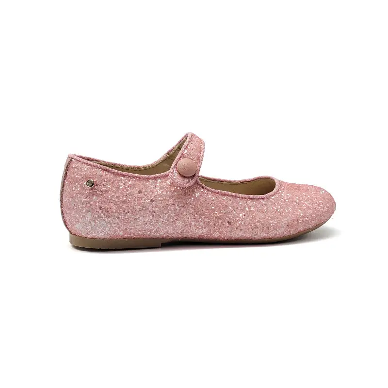 Manuela De Juan DITI Pink Glitter Mary Jane S2489 - Image 3