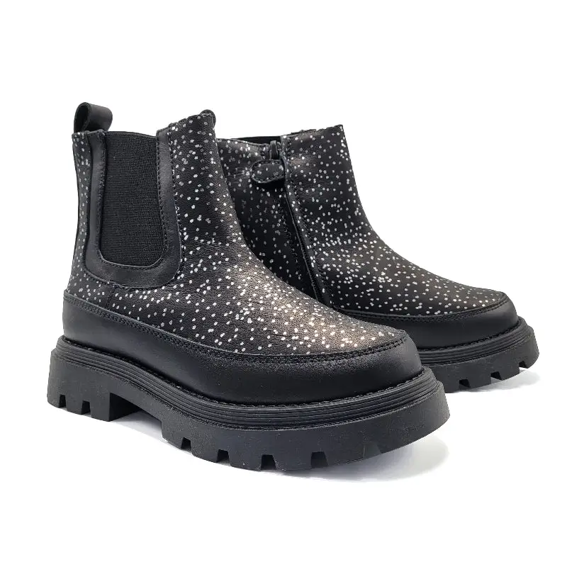 Manuela De Juan Gavia Black Luxy Chunky Boot S3079 - Image 2