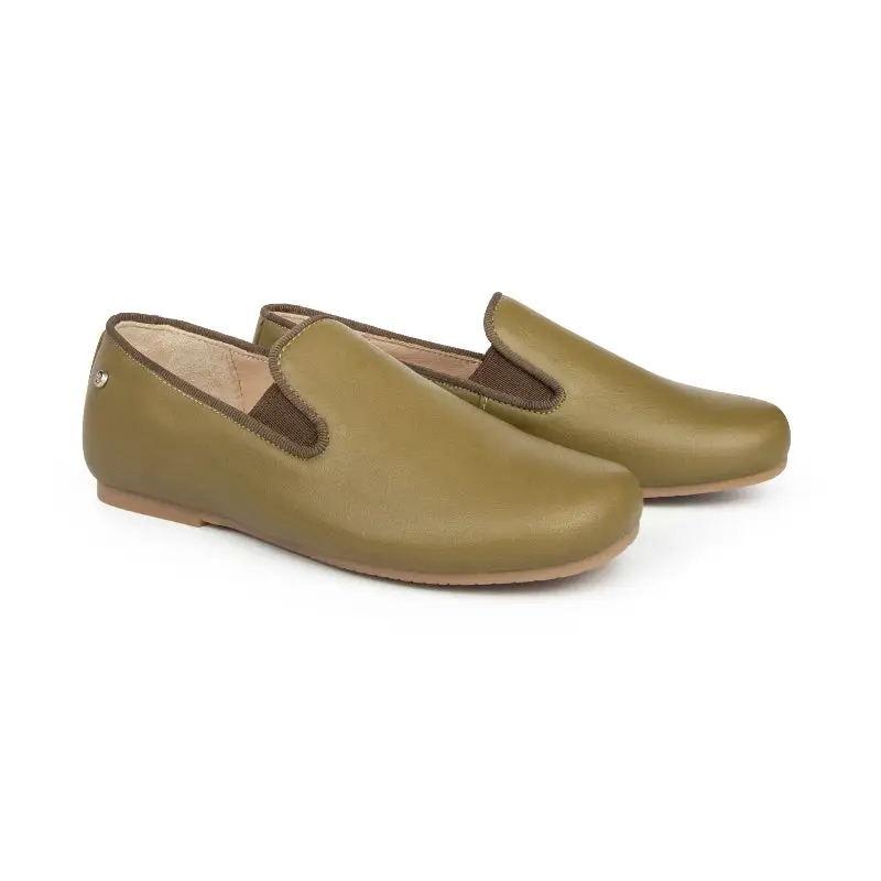 Manuela De Juan Green Cactus Smoking Shoe