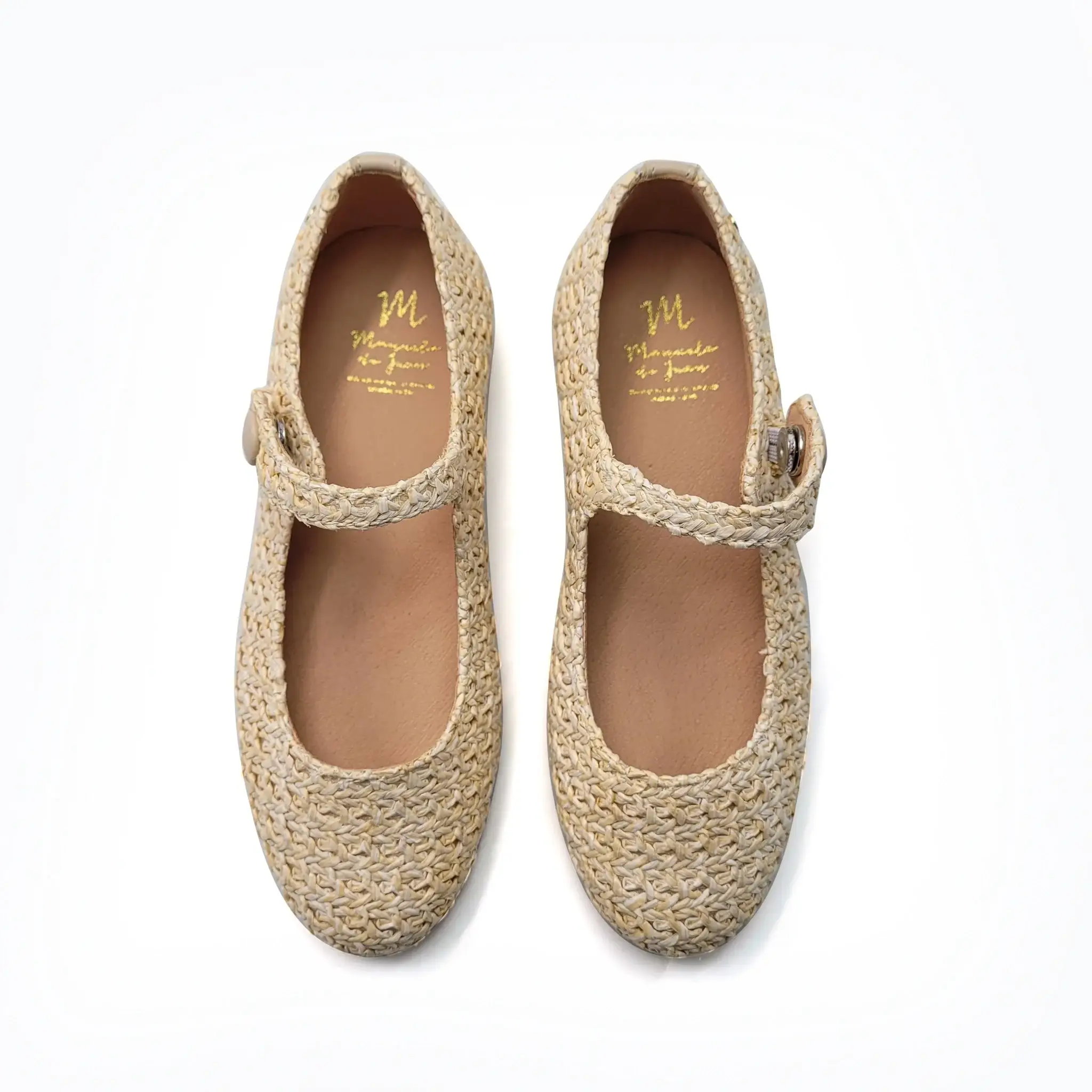 Manuela De Juan Guity Beige Safia Wickered Mary Jane - Image 2