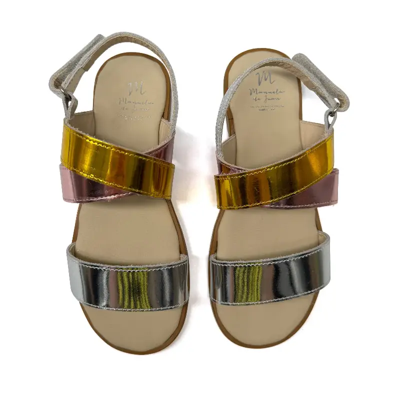 Manuela De Juan Hazel Metal Trio Sandal S3177 - Image 3