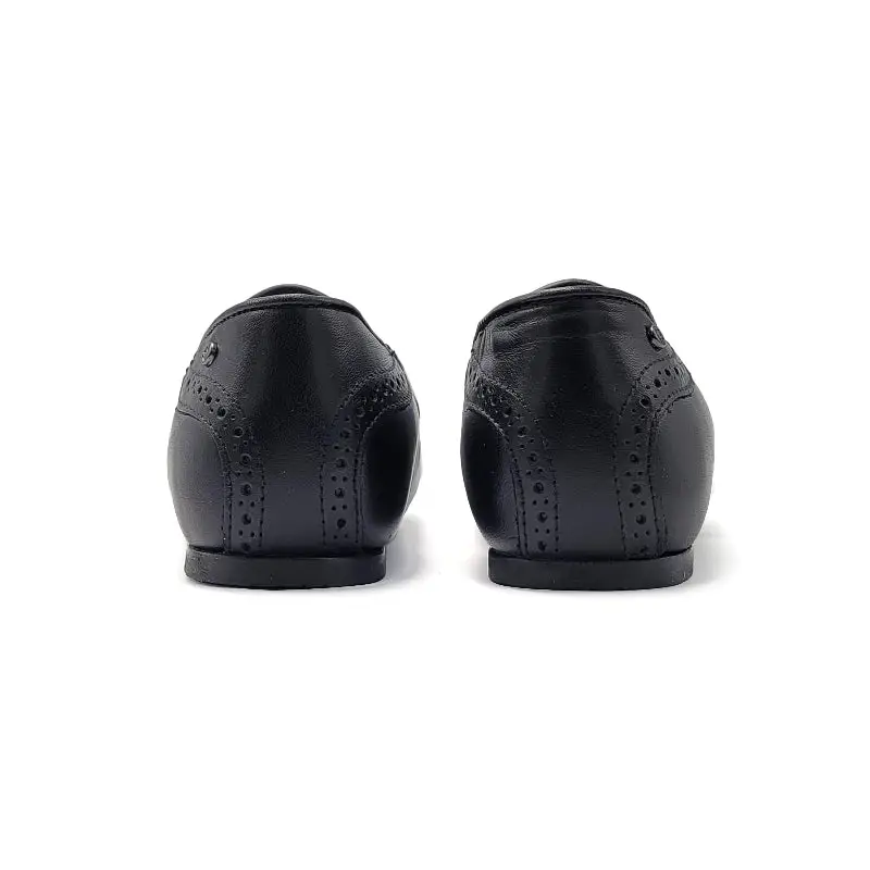 Manuela De Juan Isaias Black Seta Smoking Shoe S3145 - Image 3