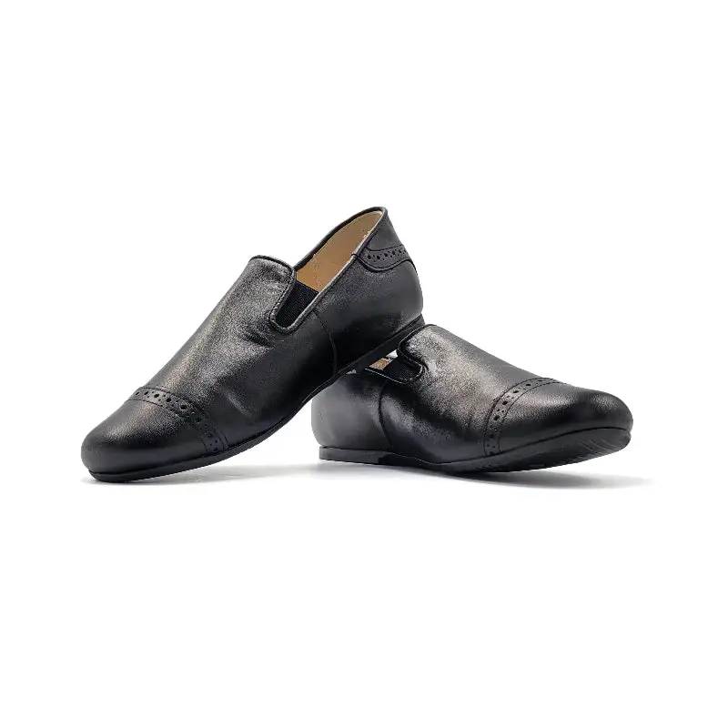 Manuela De Juan Isaias Black Seta Smoking Shoe S3145 - Image 4