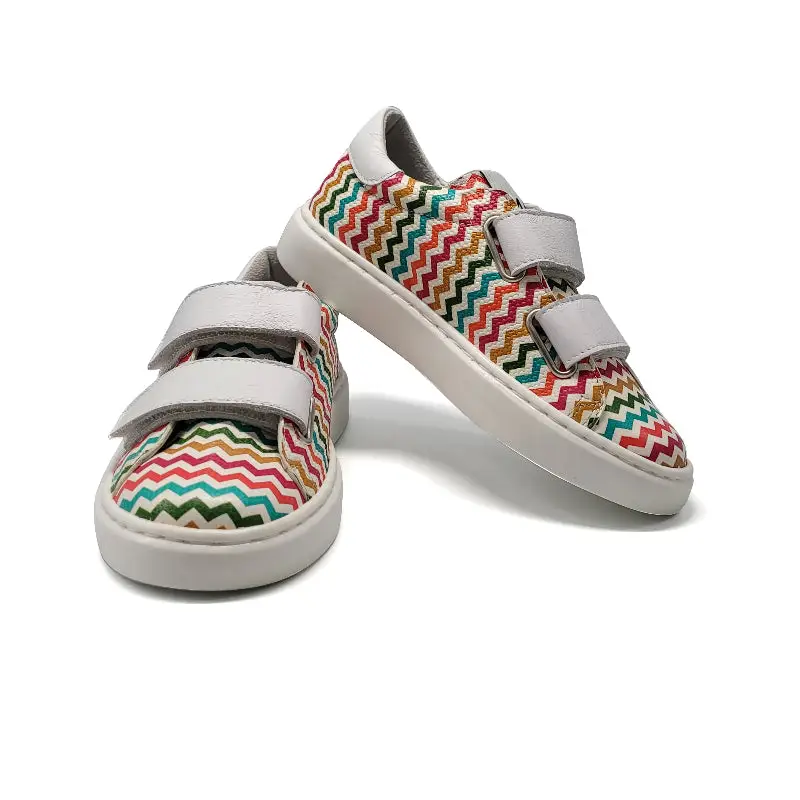 Manuela De Juan Multi Wave Velcro Sneaker C285 Northside - Image 4