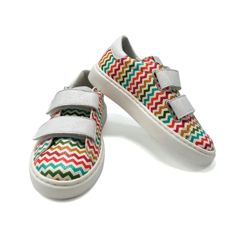 Manuela De Juan Multi Wave Velcro Sneaker C285 Northside - Image 5