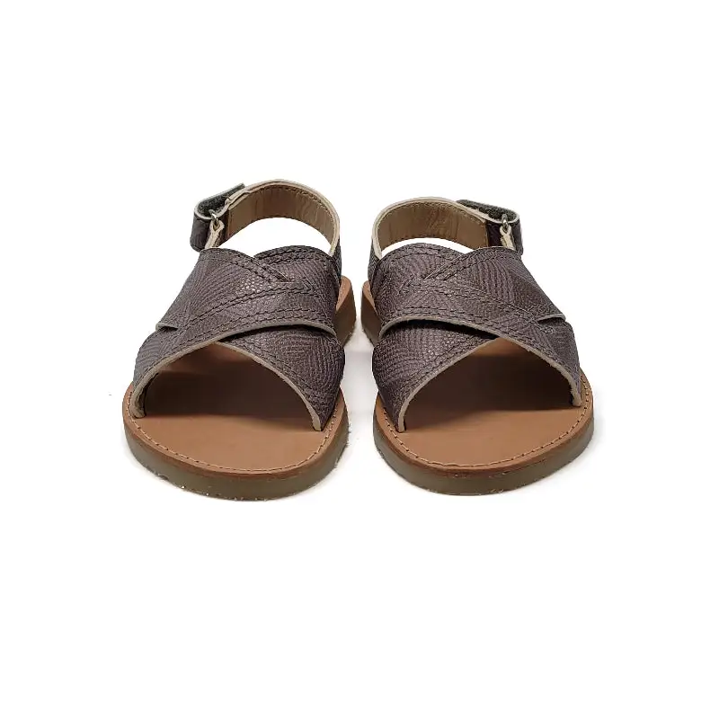 Manuela De Juan Pedro Army Green Sandal S2149 - Image 3