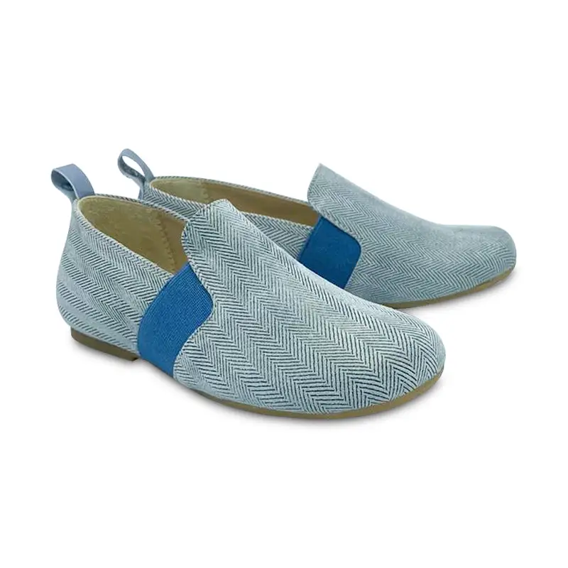 Manuela De Juan Sky Blue Herring Slip On