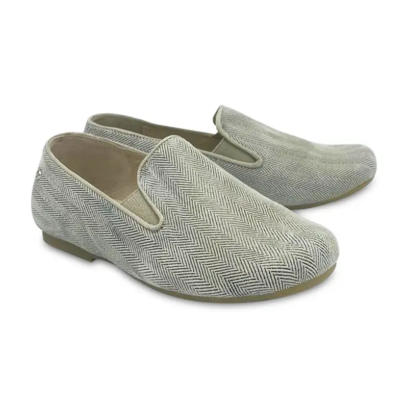 Manuela De Juan Taupe Herring Smoking Shoe