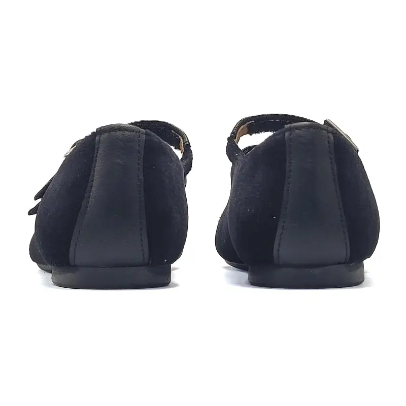Maria Catalan Black Velvet 2 Buckle Mary Jane 705705 - Image 5