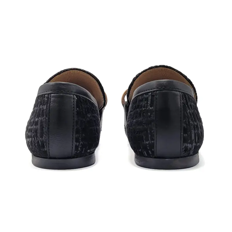 Maria Catalan Bronze Black Chain Loafer 705735 - Image 4