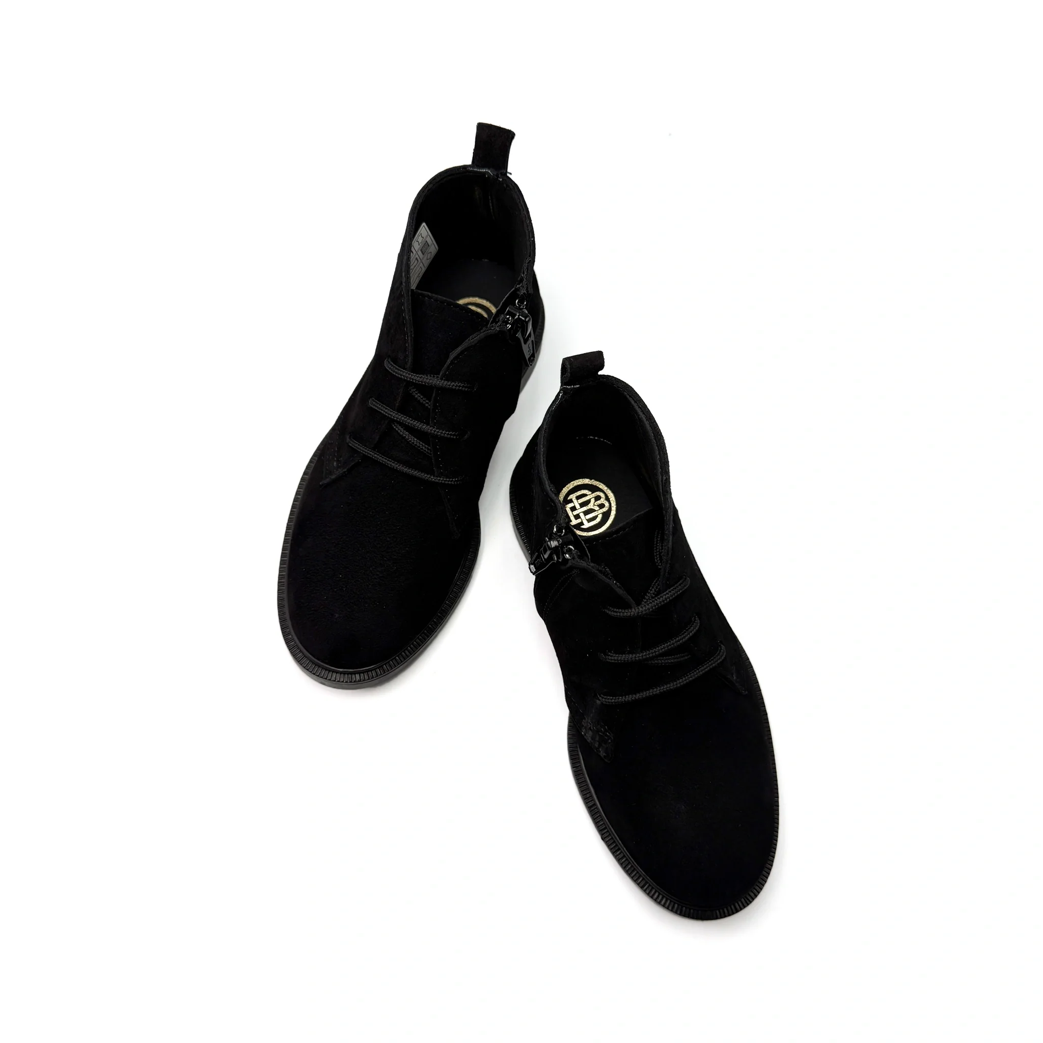 Blublonc Merle Rich Black Suede Bootie - Image 2