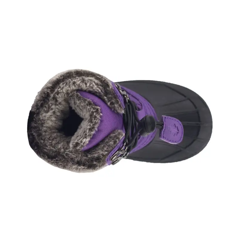 Oaki Black and Purple Velcro Snow Boot - Image 5