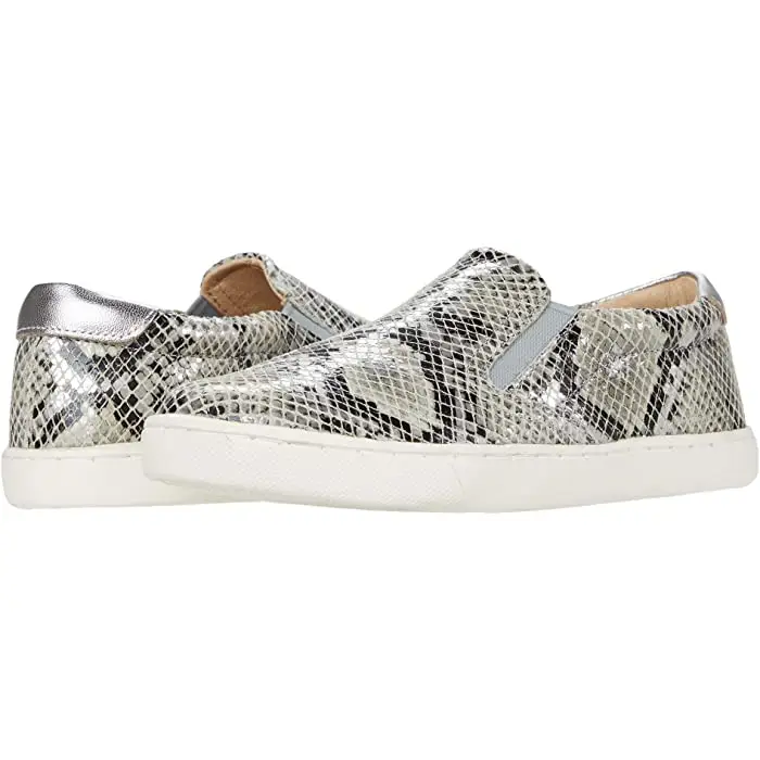 Oldsoles Hoff Style Grey Snakeskin Slip on Sneaker