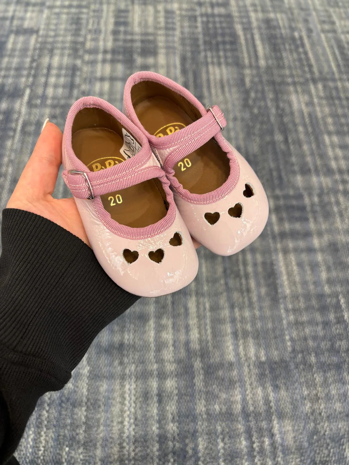 Pepe' Bubblegum Pink Patent Mary Jane 285 - Image 3