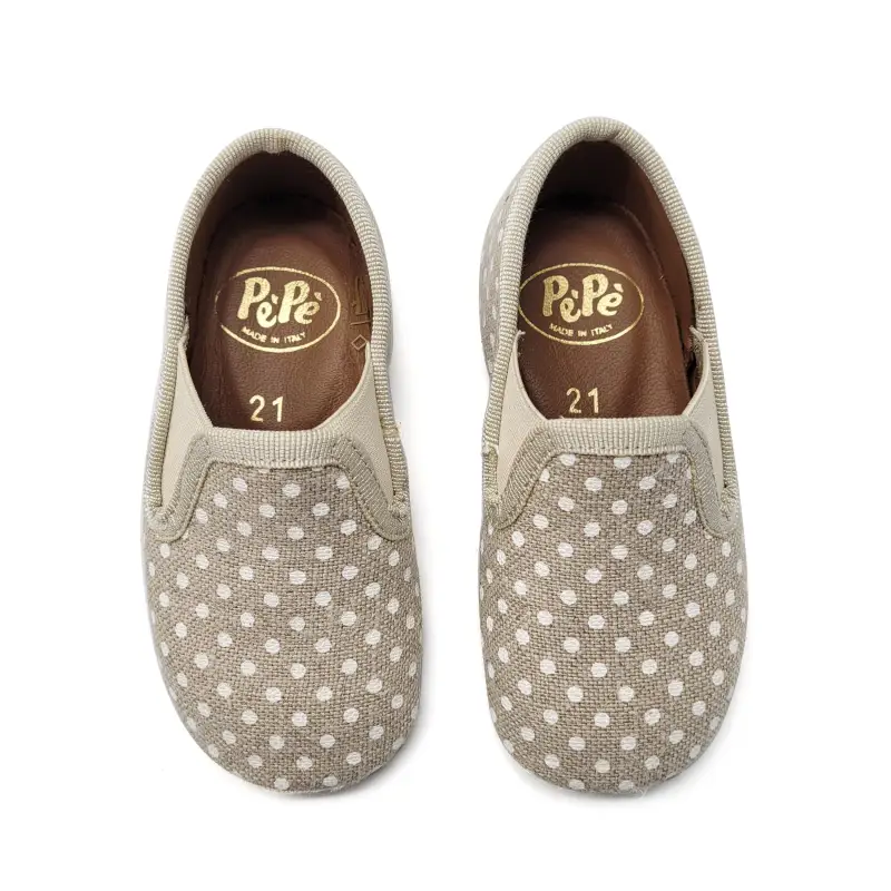 Pepe Canvas Polka Dot Soft Smoking Slip On 280 - Image 2
