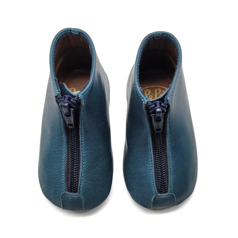 PEPE` Teal Front Zipper bootie - Image 2