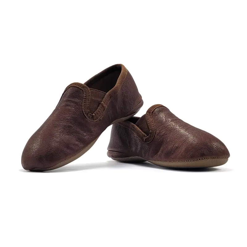 Pepe' Wood Brown Soft Smoking Slip On 280