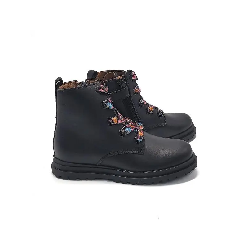 Porte Black Floral Bootie