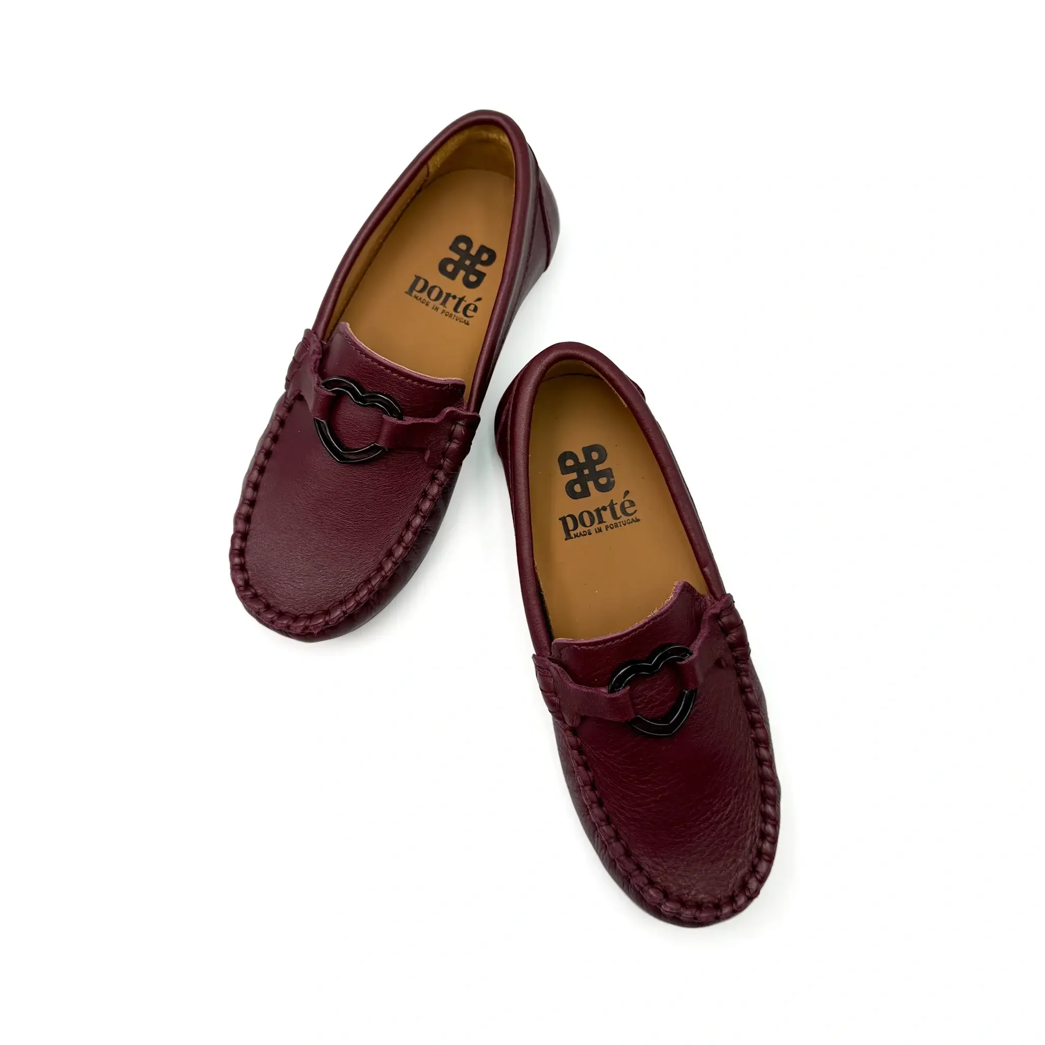 Porte Burgundy Heart Loafer - Image 3