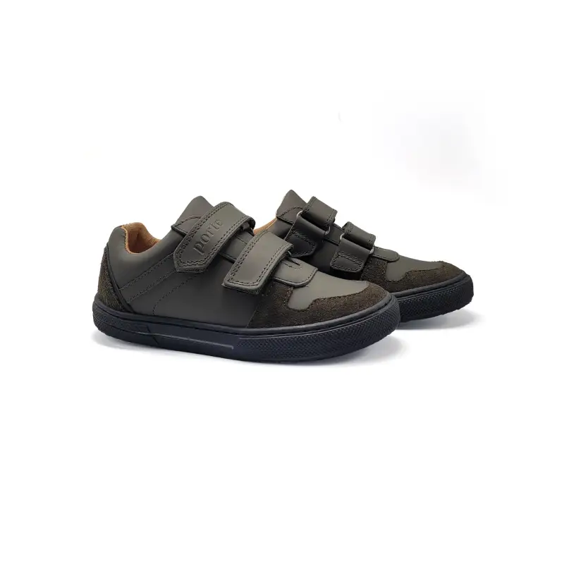 Porte Hunter Green Gum Velcro Sneaker