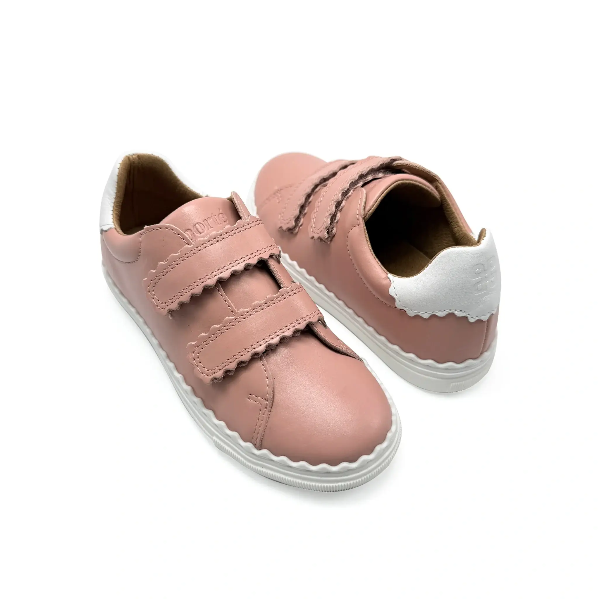 Porte Salmon Pink Velcro Sneaker - Image 3