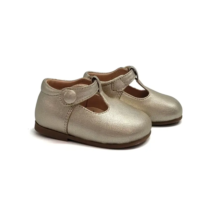 Ruth Secret Champagne T-strap First Walker