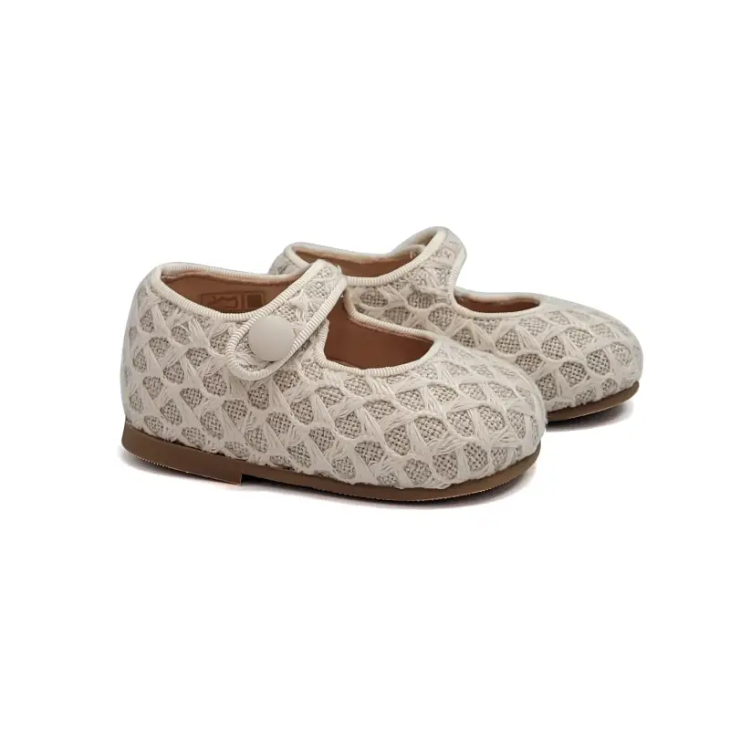Ruth Secret Ivory Cotton Mary Jane