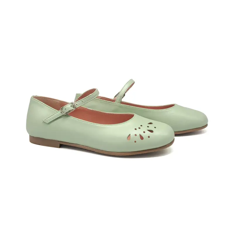Ruth Secret Mint Green Cut Out Mary Jane