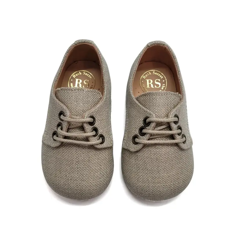 Ruth Secret Natural Linen Lace Shoe - Image 2