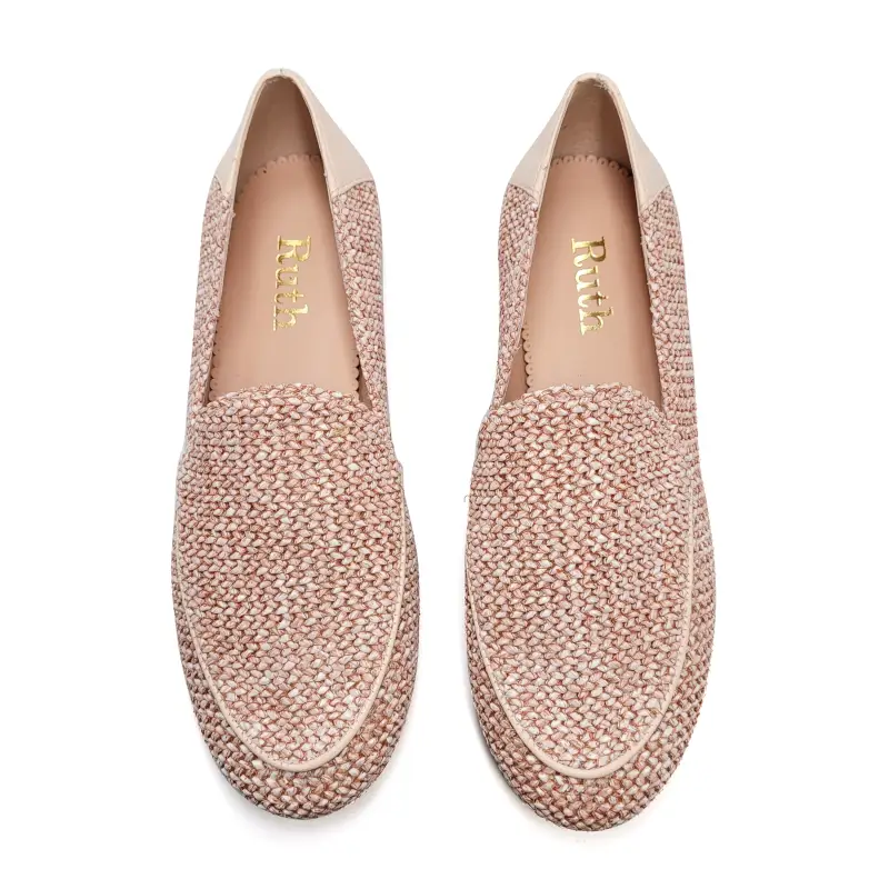 Ruth Secret Pink Crochet Slip On 3675 - Image 2