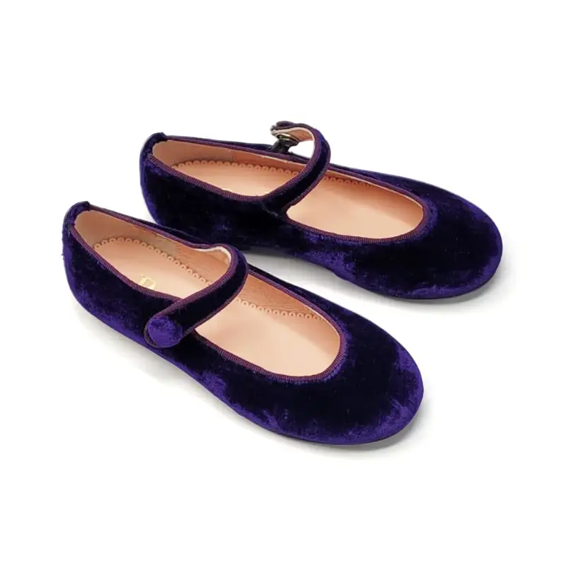 Ruth Secret Purple Velvet Mary Jane - Image 2