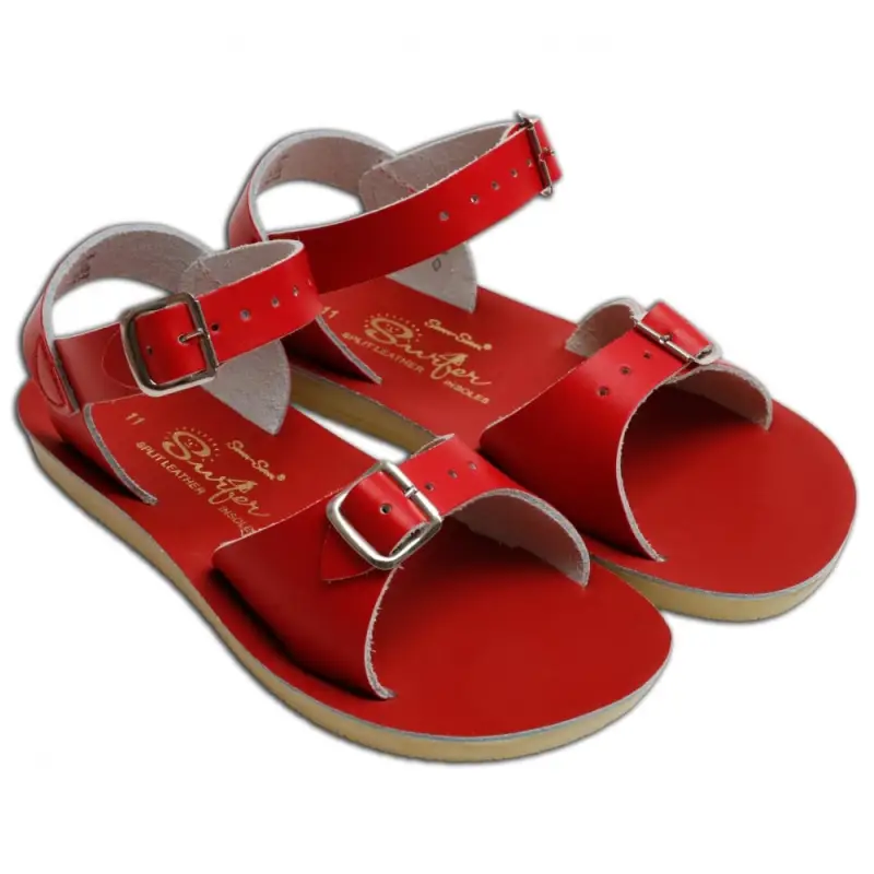 Salt Water Red Surfer Sandal - Image 3