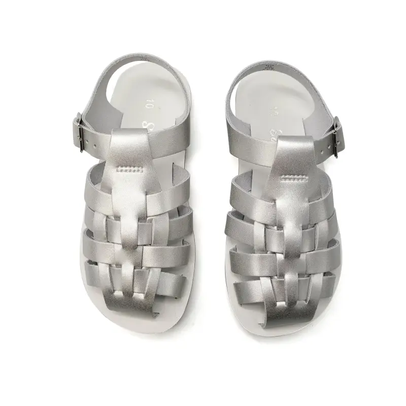 Salt Water Silver Sailor Sandal - Image 2