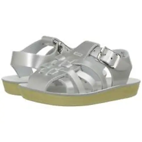 Salt Water Silver Sailor Sandal - Image 4