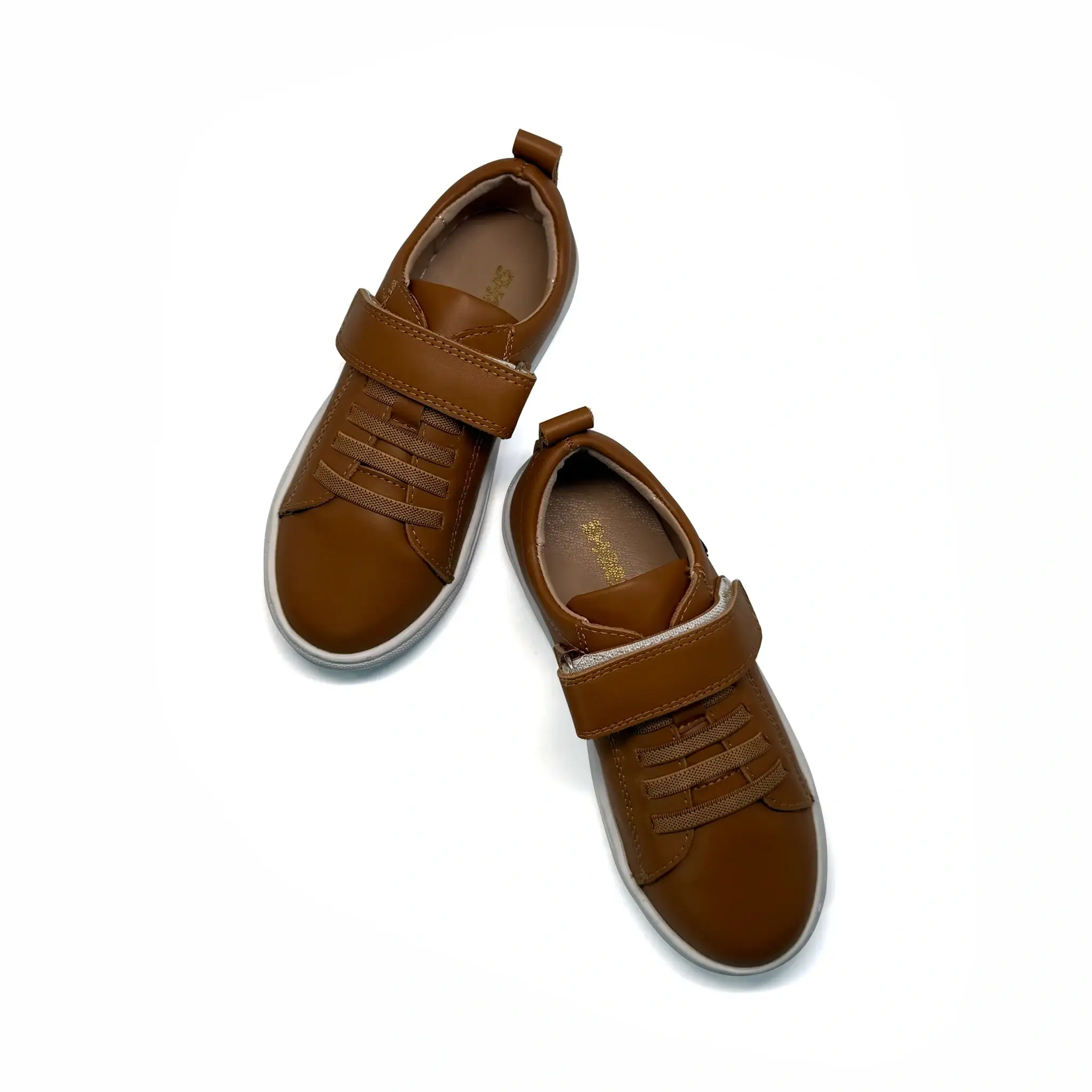 Shoozim Brown Velcro Sneaker - Image 2