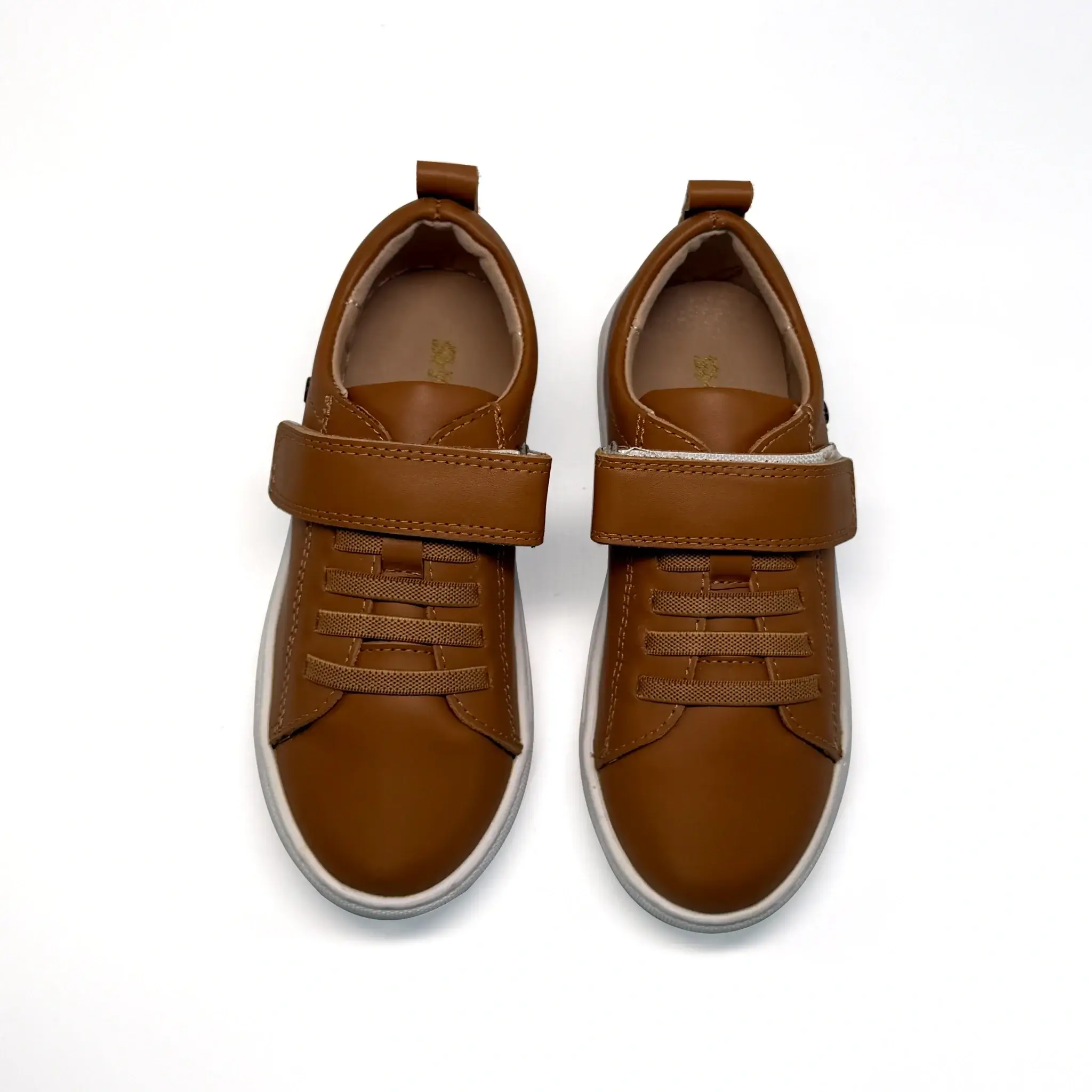 Shoozim Brown Velcro Sneaker - Image 3