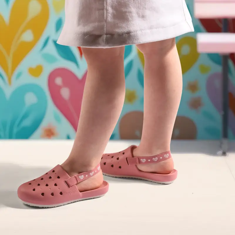Slingers Sweetkids Mauve Hearts Water Shoe - Image 4