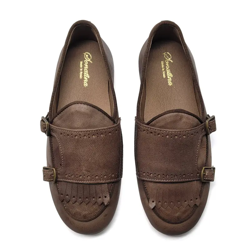 Sonatina Rogers Coffee Fringe Slip on - Image 2
