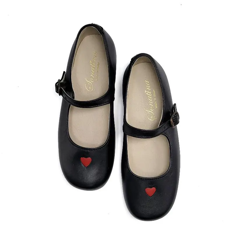 Sonatina Tracey Black Red Heart Mary Jane - Image 2