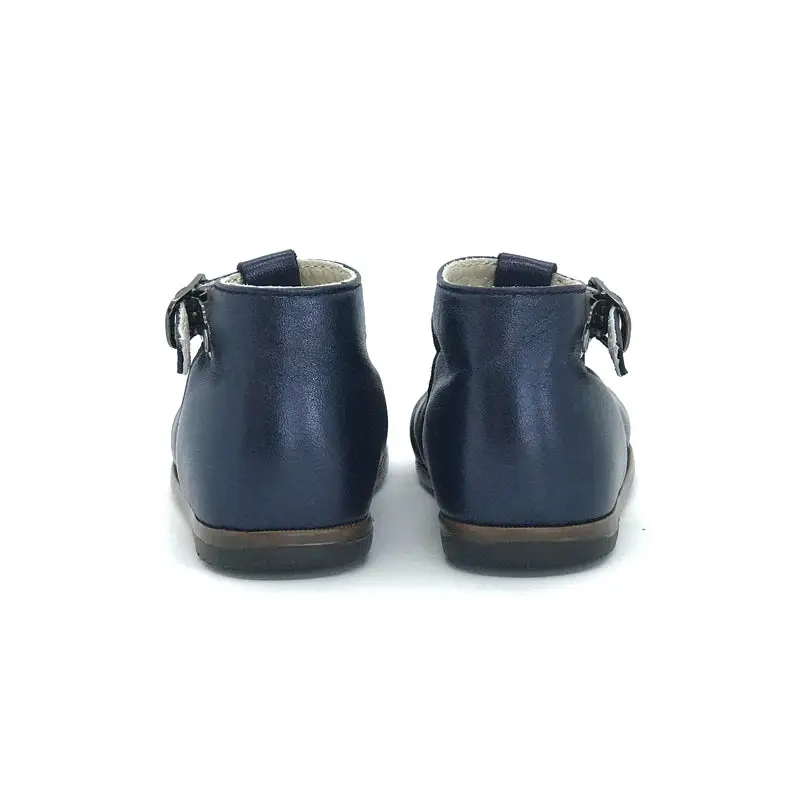 The Eugens Evgenia Ocean Blue Shimmer T-Bar First Walker Toddler - Image 5