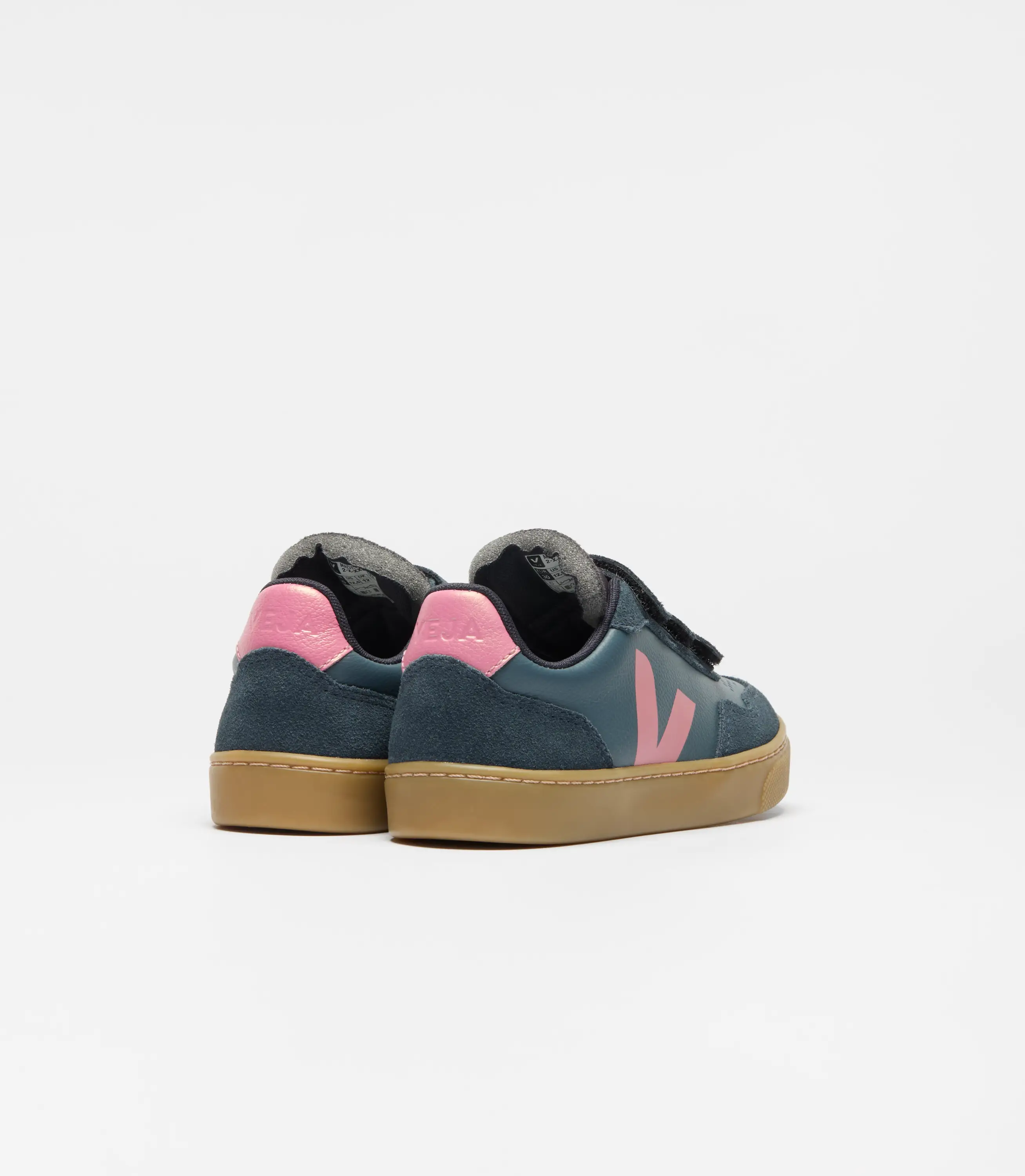 Veja Navy Pink California Nautico Velcro Sneaker - Image 3