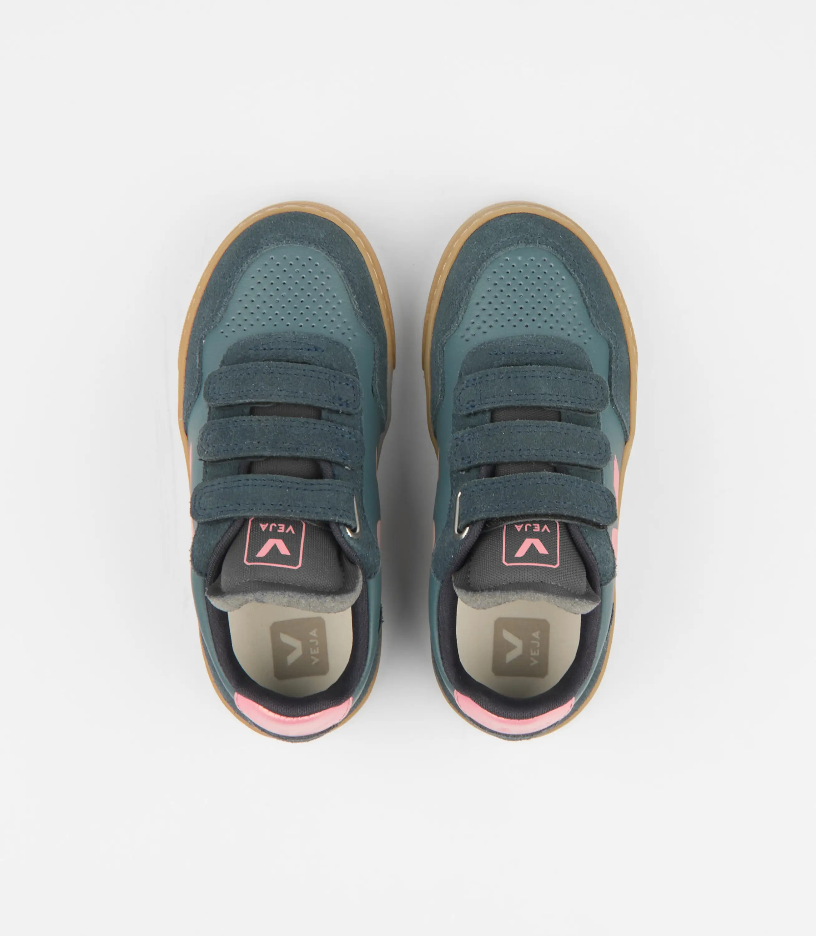 Veja Navy Pink California Nautico Velcro Sneaker - Image 4