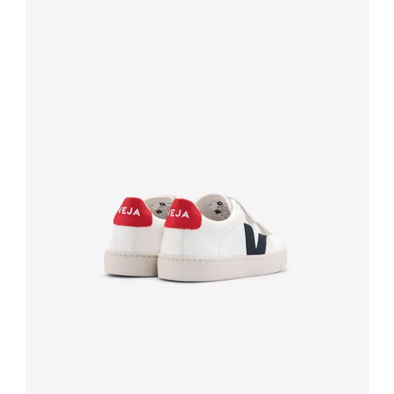 Veja Navy Red Velcro Sneaker V102 - Image 3